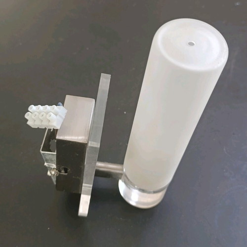 Modern wall light like new without glass white-silver 20cm