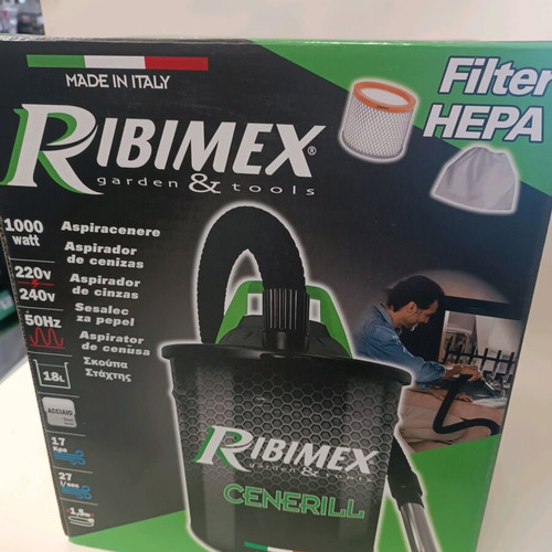 Ribimex Cenerill ash vacuum 1000w new