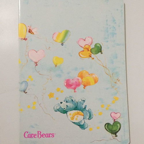 Care Bears vintage notebook in excellent condition