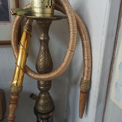 Authentic traditional Turkish hookah like new, Istanbul 1980s