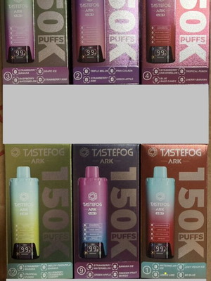 Tastefog Ark Vape 5+1 Gift Pack, 150k Puffs, 4x18ml Flavors