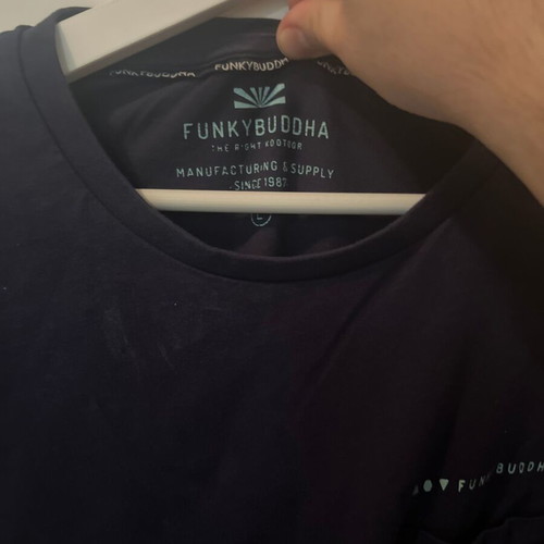 Funky Buddha summer t-shirt large blue like new