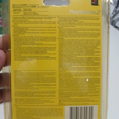 Official PlayStation 2 Memory Card 8 MB new, sealed