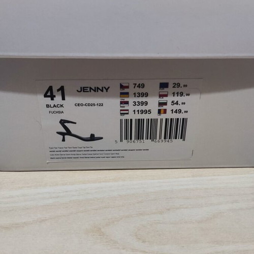 Jenny black sandals new, size 41, model CEO-CD25-122