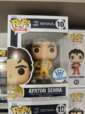 Funko Pop Racing Exclusive Ayrton Senna 10 καινούργιο, super rare