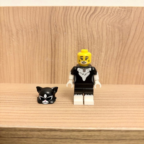 Lego figure Cat costume girl used, series 18
