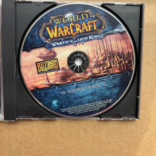 Wrath of the Lich King Official Soundtrack CD used