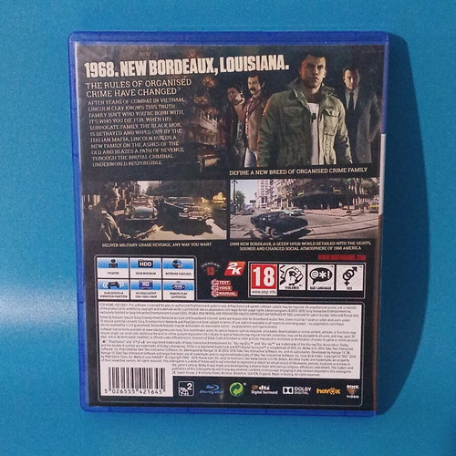 Mafia 3 PlayStation 4 game like new