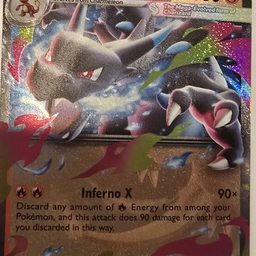 Mega Charizard EX Pokemon card like new