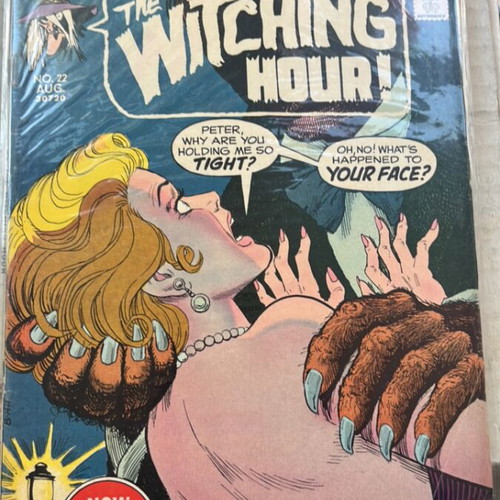The Witching Hour comic book used, dark mansion and sinister secrets