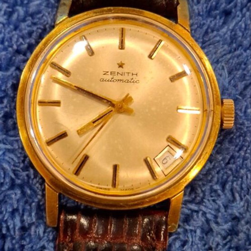 Zenith Automatic Swiss Made men's watch like new, gold plated