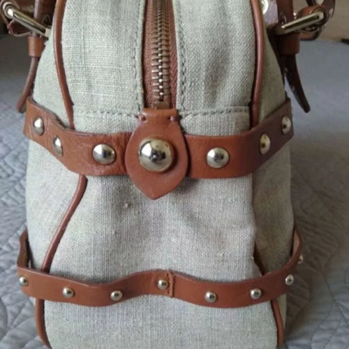 Moschino Cheap and Chic women's handbag like new, canvas and leather