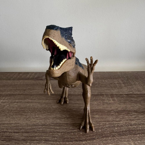 Mattel Jurassic World Sound Allosaurus δεινόσαυρος σαν καινούργιος με ήχους και κινούμενα μέλη