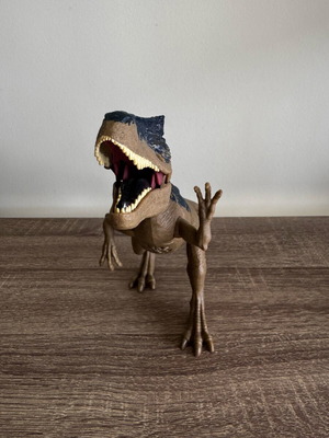Mattel Jurassic World Sound Allosaurus δεινόσαυρος σαν καινούργιος με ήχους και κινούμενα μέλη