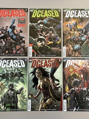 DCEASED #1-6 comic mini-series like new