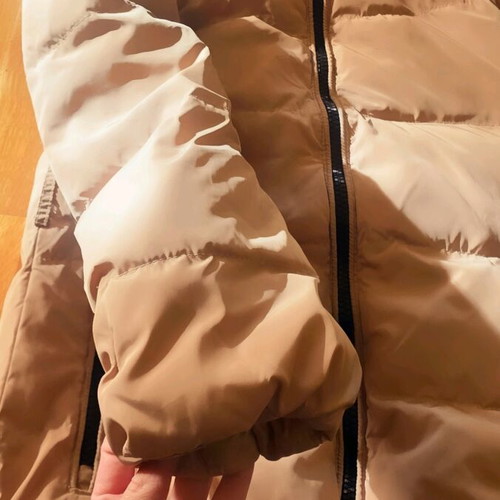 Monacler women's jacket like new, beige, down-filled, size S