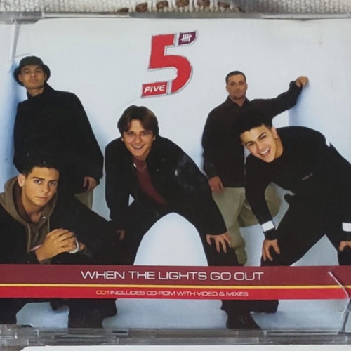 Five When The Lights Go Out CD used, CD1 edition with video and mixes