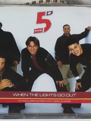 Five When The Lights Go Out CD used, CD1 edition with video and mixes