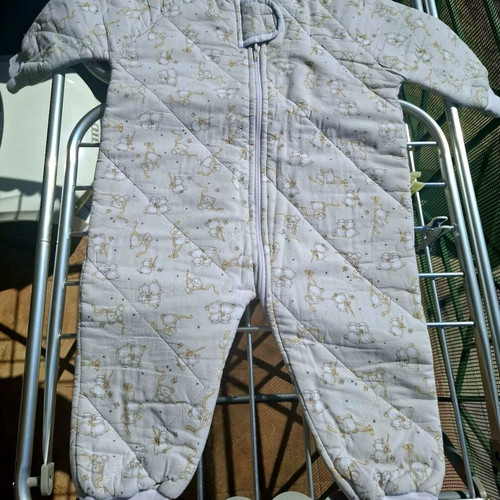 Baby Star sleeping bag white-beige with bears No 1 like new