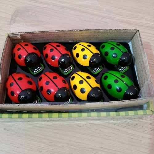Ladybug staplers new, pack of 8 in various colors