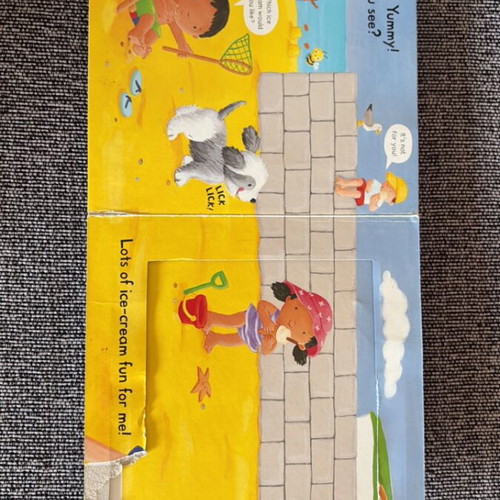 Busy Beach children's book