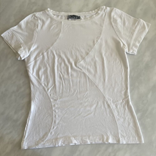 Cool white blouse like new, size M