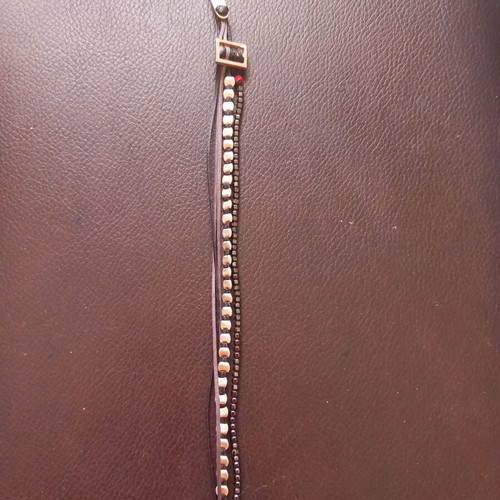 Silver bracelet with 925 elements, 17 cm, new, black