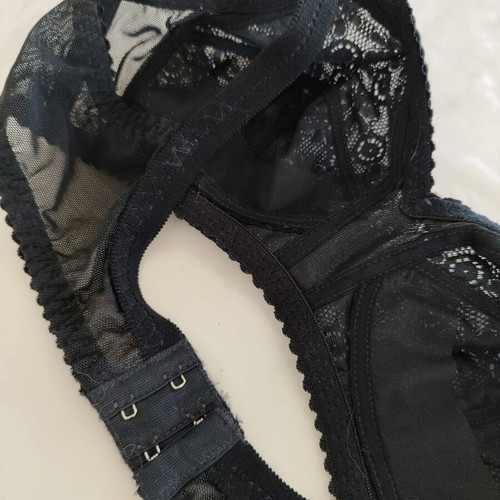 Triumph Vintage Lace Bra Size 70B New Black