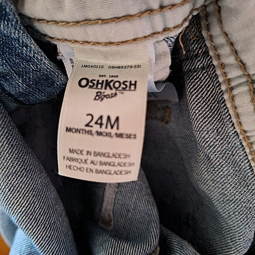 Oshkosh children's overalls for girl 18-24 months like new