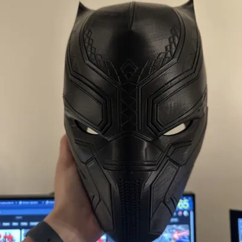 Black Panther Mask premium 3D printed, new