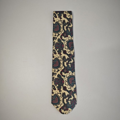 Vintage Michele Sartori silk tie paisley pattern, like new