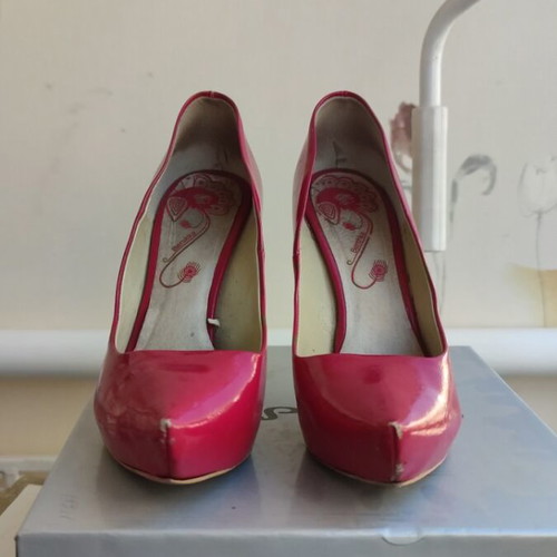 Bershka high heels women's shoes used, size 37