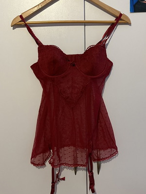 Babydoll night red like new