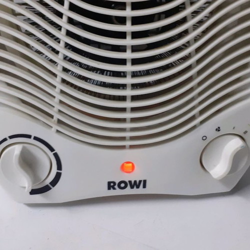 Floor fan heater used, 22x30 cm