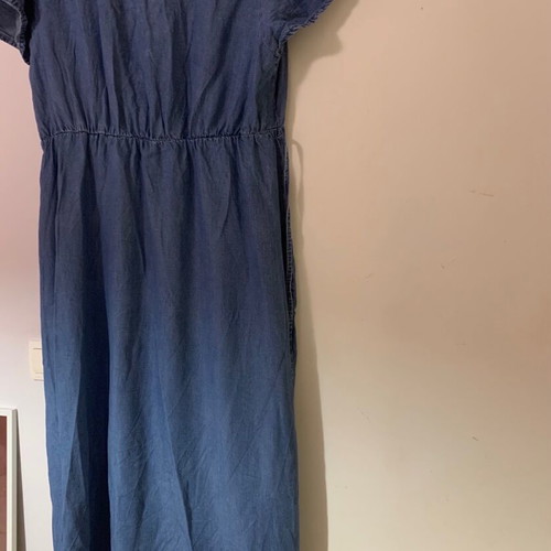 Maxi dress denim style Piazza Italia like new, size large, blue