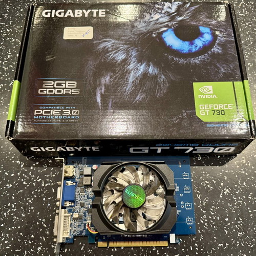 Gigabyte GeForce GT 730 2GB GDDR5 graphics card like new
