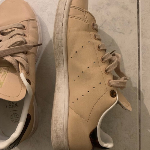 Adidas Stan Smith shoes size 38 like new salmon with leopard detail