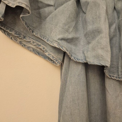 Zara denim dress short size XS like new, blue