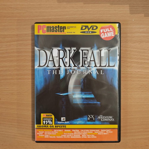 Dark Fall The Journal PC game new, collectible from PC Master