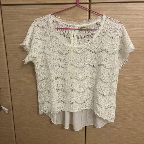 BSB lace blouse used, size M, beige