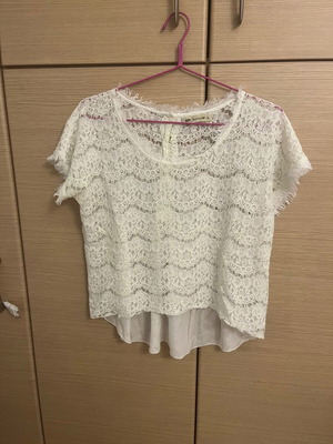 BSB lace blouse used, size M, beige