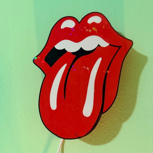 Rolling Stone Kiss Lightbox like new with led lights