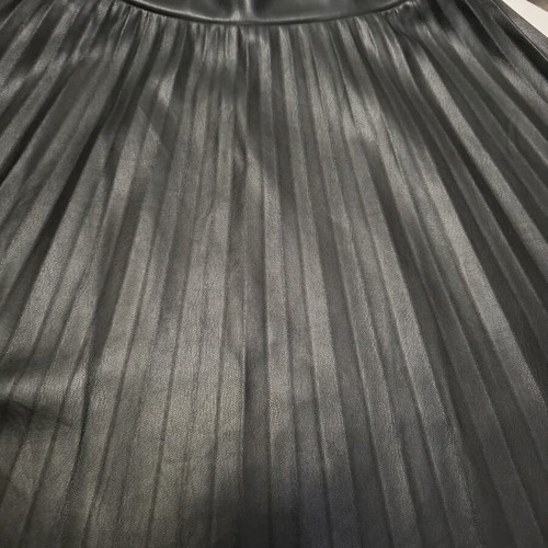 Orsay Midi Pleated Skirt leather look black like new