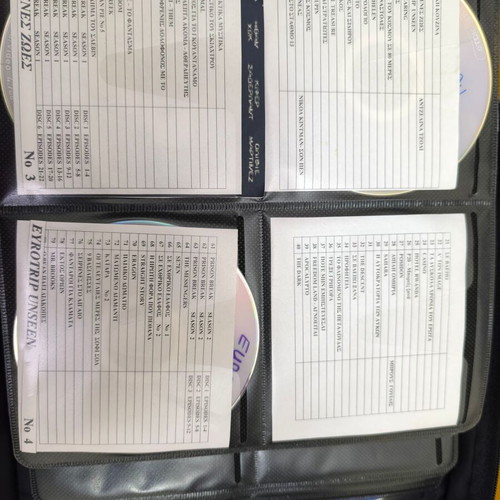 CD - DVD Carrying Case 240 Slots Used