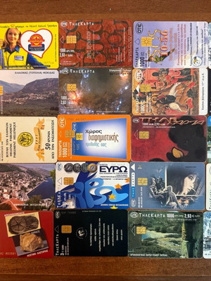 Phone cards used, pack of 25