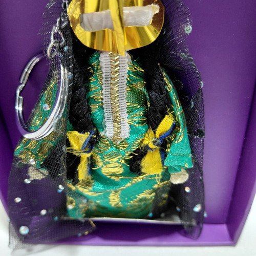 Traditional souvenir keychain doll from United Arab Emirates