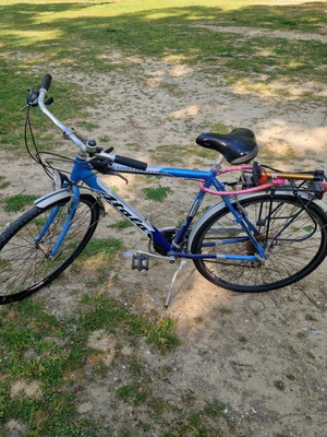 City bicycle like new, blue, 26 inch, men's, gears