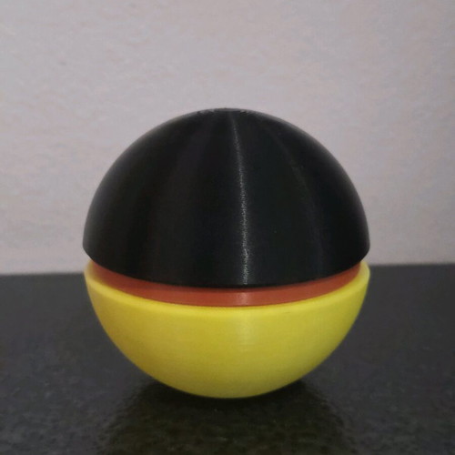 Team Magma Pokéball with keychain, new