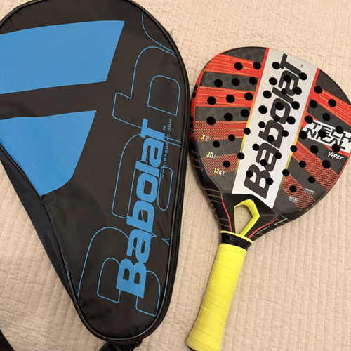 Babolat Technical Viper 12K Carbon tennis racket like new with case