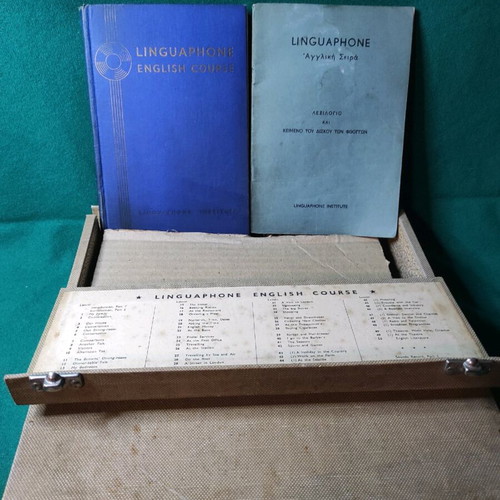 Linguaphone English learning system used with records and books